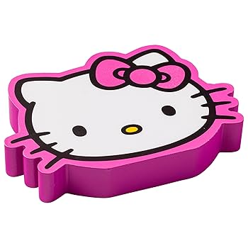 Amazon.com: Silver Buffalo Sanrio Hello Kitty Glitter Large